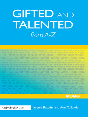 cover image of Gifted and Talented Education from A-Z